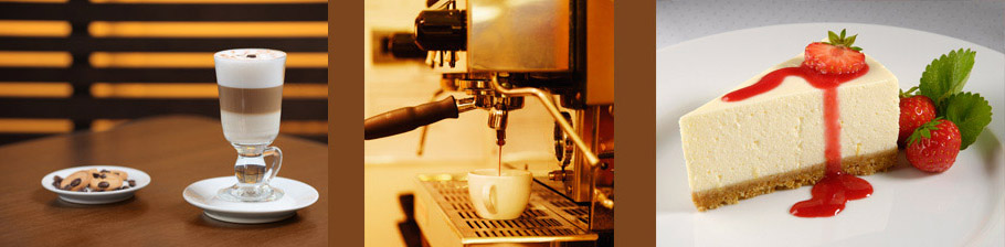 Enjoy a cup of joe at our coffee shop